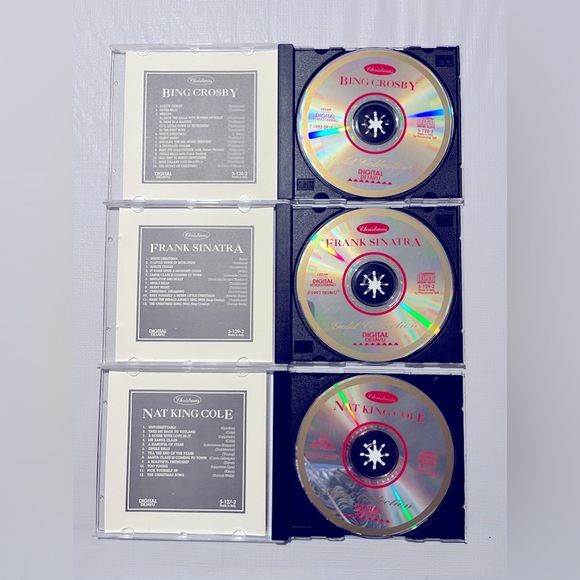 BING CROSBY, NAT KING COLE, FRANK SINATRA 3 CD CHRISTMAS GIFT COLLECTION - Picture 4 of 7